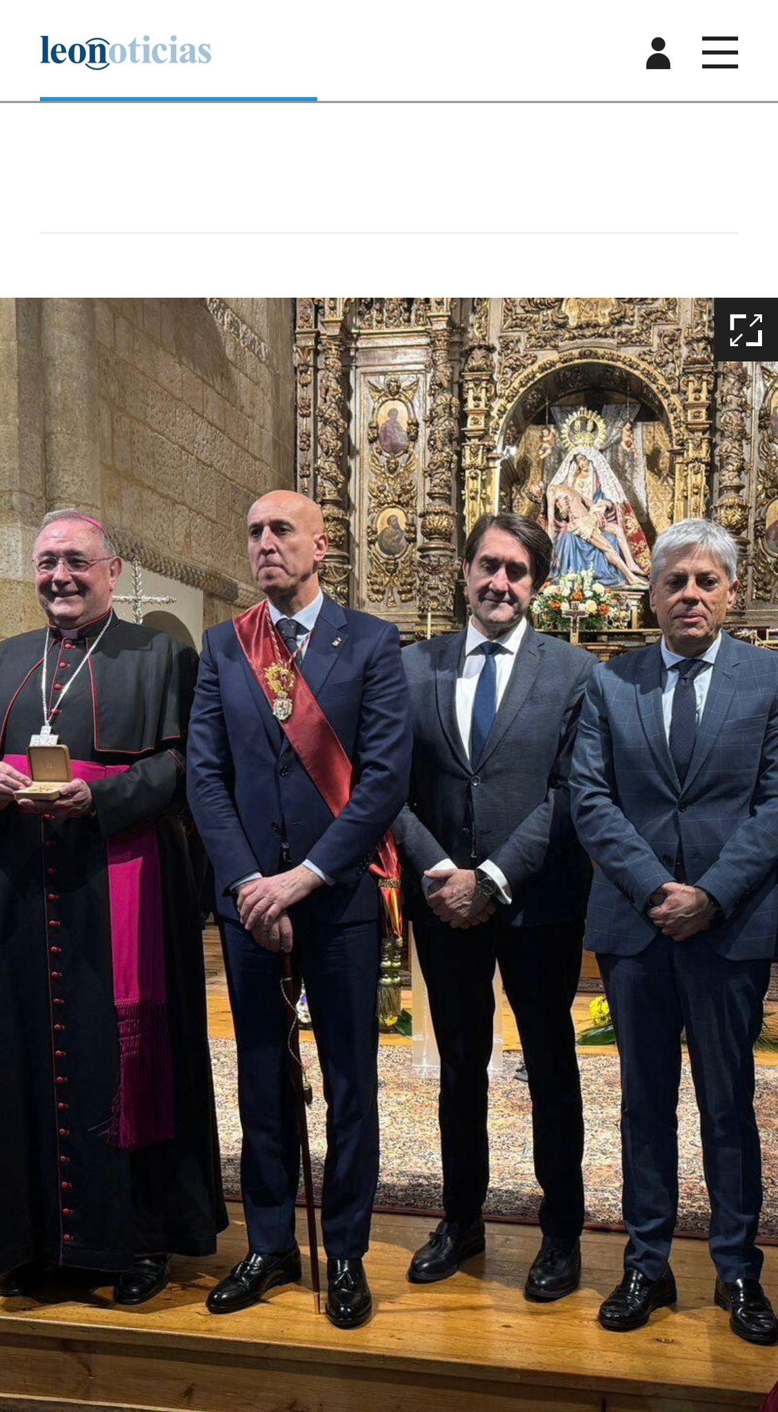 León entrega la Medalla de Oro a la parroquia del Mercado